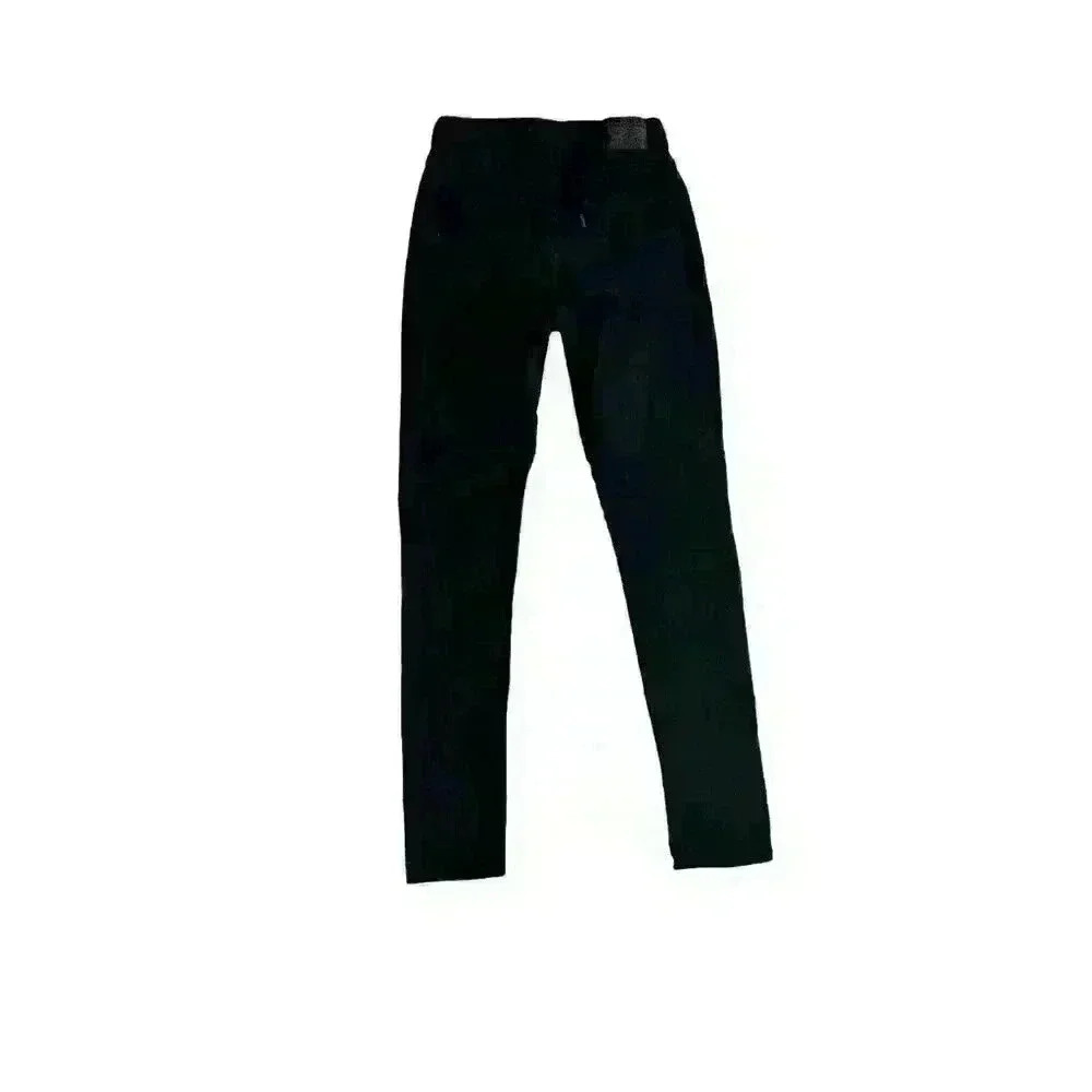 Women's Levi Strauss Black Denim Jeans Size 27 High Rise Skinny Stretchy EUC - Picture 8 of 8